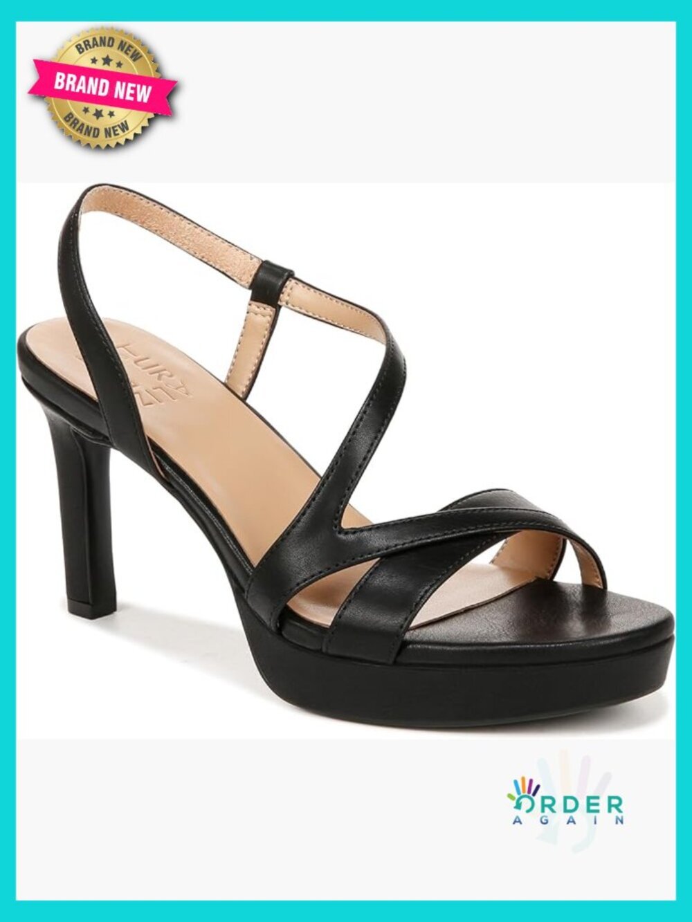 Strappy Platform Heeled Sandals Slingback Stiletto Patent Dress Shoes Casua